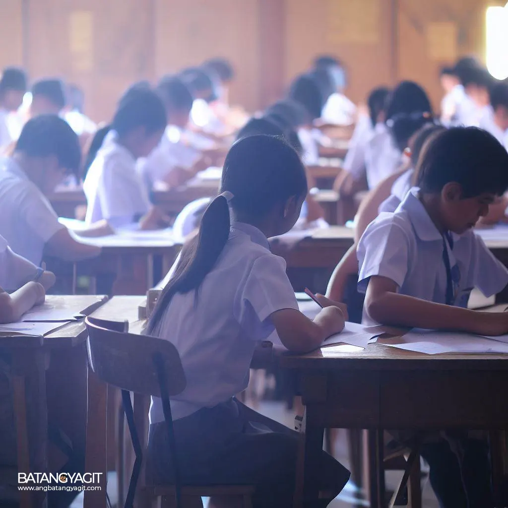 estudyante nagsasagot ng exam