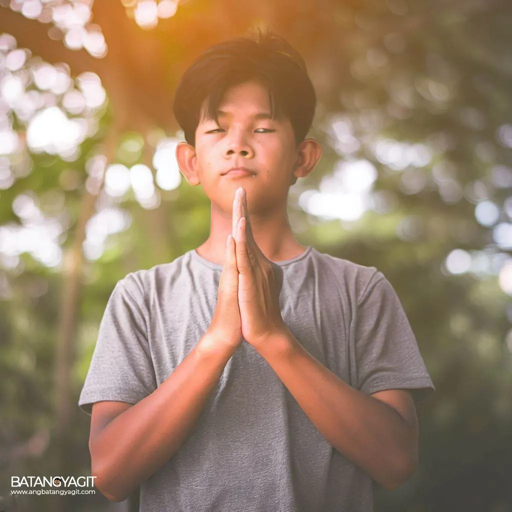filipino praying asking forgiveness