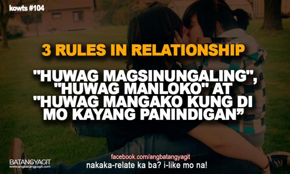 3 Rules Sa Relasyon